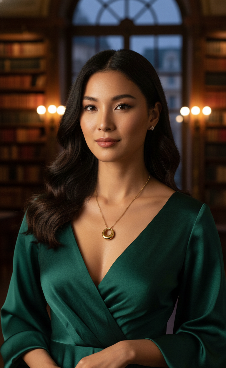 Collana Elegante Donna in Ottone Placcato Argento - Gioiello Ipoallergenico