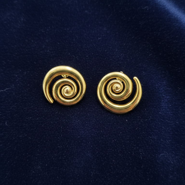 Orecchini a Lobo Spirale Vortex- Design Elegante e Moderno